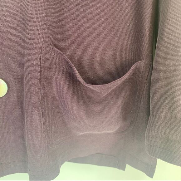 Chico’s  Design 100% Silk Button Front L/S Blouse - Picture 3 of 10